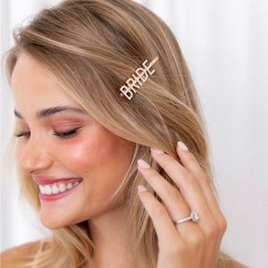 Petal & Pup Bride Hair Pin - Gold